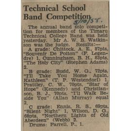 Technical School Band Competition