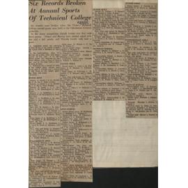Six Records Broken At Annual Sports of Technical College