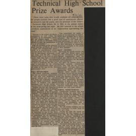 Technical High School Prizes Awards