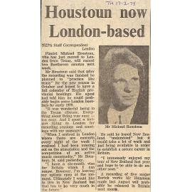 Houstoun now London-based