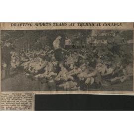 Drafting Sports Teams at Technical College