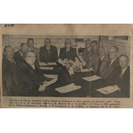Members of Timaru Technical College Board of Governors