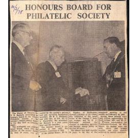 Honours Board for Philatelic Society