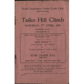 Taiko Hill Climb programme