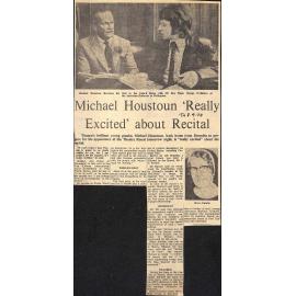 Michael Houstoun 'Really Excited' about Recital