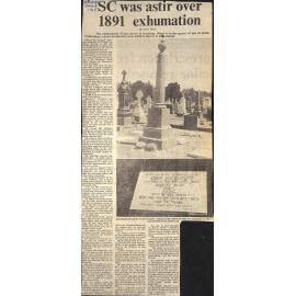 SC was astir over 1891 exhumation