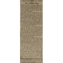 Editorial: New Technical Wing
