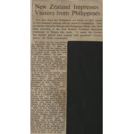 New Zealand Impresses Visitors from Philippines