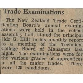 Trade Examinations