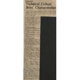 Technical College Boys' Championships
