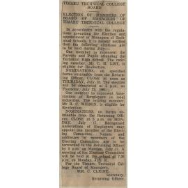 Timaru Technical College Board