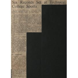 Six Records Set at Technical College Sports
