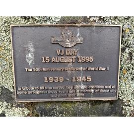 Fairlie VJ Day Plaque