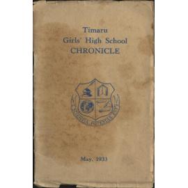 Timaru Girls' High School Chronicle 1933: May 1933