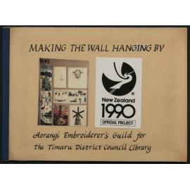 Making the wall hanging by Aorangi Embroiderers Guild for the Timaru District Council Library