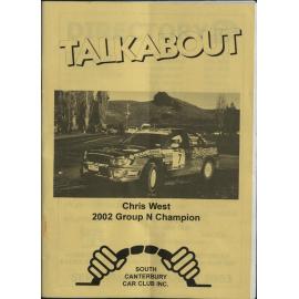 Talkabout: South Canterbury Car Club Bulletin September/October 2003