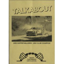Talkabout: South Canterbury Car Club Bulletin March 2004