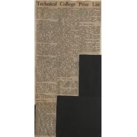 Technical College Prize List