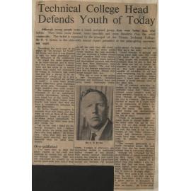 Technical College Head Defends Youth of Today