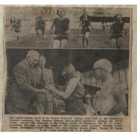 The annual athletic sports of the Timaru Technical College