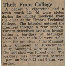 Theft From College