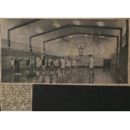 The Timaru College gymnasium and dressing sheds
