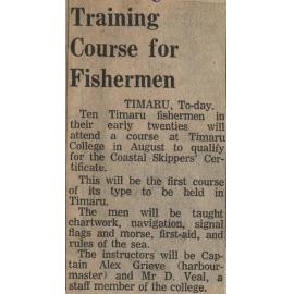 Training Course For Fishermen