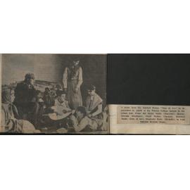 A scene from the musical drama 'Joan of Arc'