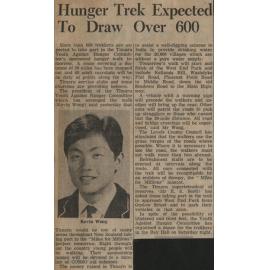 Hunger Trek Expected To Draw Over 600