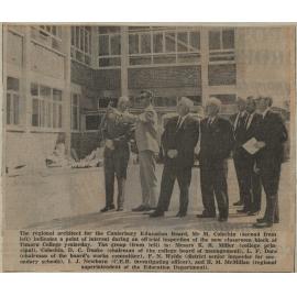The regional architect for the Canterbury Education Board Mr M Colechin