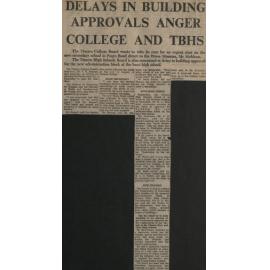Delays In Building Approvals Anger College and TBHS