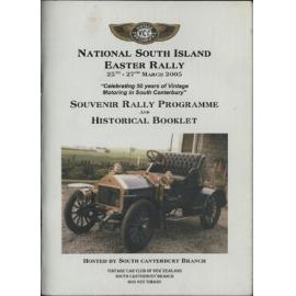 National South Island Easter Rally 2005 Souvenir Programme & Historical Booklet