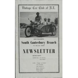 Nov 1980 Vintage Car Club of NZ South Canterbury Branch newsletter 