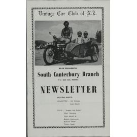 May 1981 Vintage Car Club of NZ South Canterbury Branch newsletter 