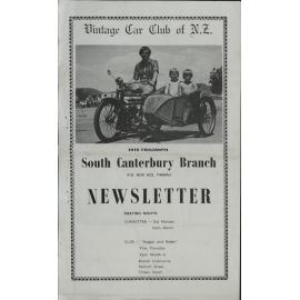 Jul 1981 Vintage Car Club of NZ South Canterbury Branch newsletter 