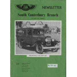 Sep 1981 Vintage Car Club of NZ South Canterbury Branch newsletter 