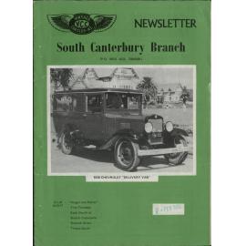 Feb 1982 Vintage Car Club of NZ South Canterbury Branch newsletter 