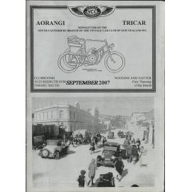 Sep 2007 Aorangi Tricar newsletter 