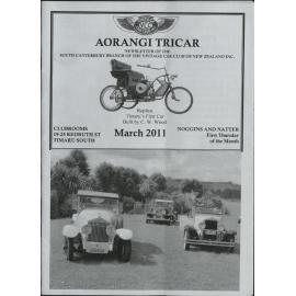 Mar 2011 Aorangi Tricar newsletter 