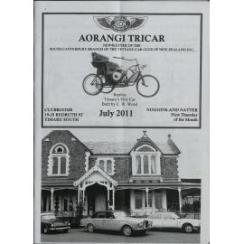 Jul 2011 Aorangi Tricar newsletter 