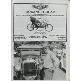 Feb 2012 Aorangi Tricar newsletter 