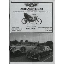 Jul 2012 Aorangi Tricar newsletter 