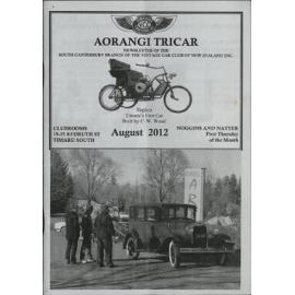 Aug 2012 Aorangi Tricar newsletter 
