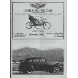 Oct 2012 Aorangi Tricar newsletter 