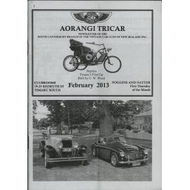 Feb 2013 Aorangi Tricar newsletter 