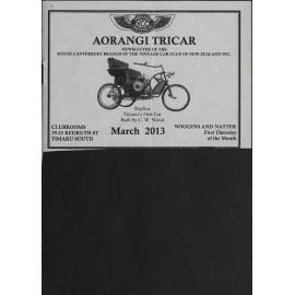 Mar 2013 Aorangi Tricar newsletter 