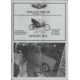 Aug 2013 Aorangi Tricar newsletter 