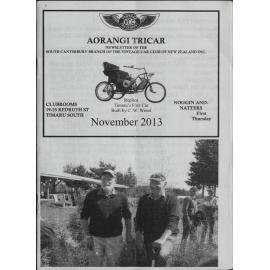 Nov 2013 Aorangi Tricar newsletter 