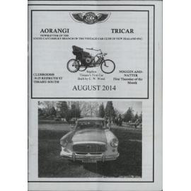 Aug 2014 Aorangi Tricar newsletter 