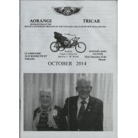 Oct 2014 Aorangi Tricar newsletter 